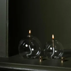 1062 PERIGLASS Lampes-Lampe à huile - Ronde