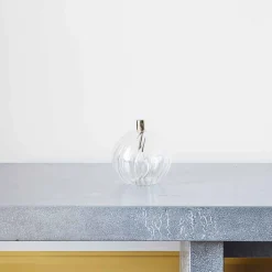 1139 BAZAR DE LUXE Lampes-Lampe à huile sphère striée