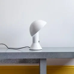 1437 MARTINELLI LUCE Lampes-Lampe de table Elmetto - Blanc
