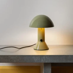 1437 MARTINELLI LUCE Lampes-Lampe de table Elmetto - Vert