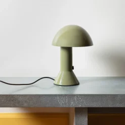1437 MARTINELLI LUCE Lampes-Lampe de table Elmetto - Vert