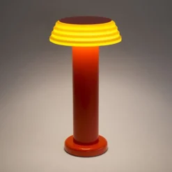 2024 SOWDEN Lampes-Lampe portable rechargeable - Rouge Jaune - Sowden