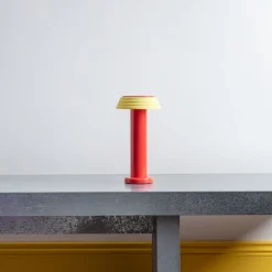 2024 SOWDEN Lampes-Lampe portable rechargeable - Rouge Jaune - Sowden