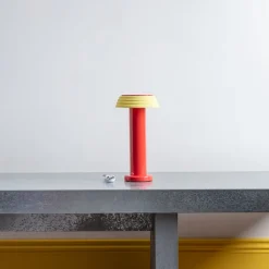 2024 SOWDEN Lampes-Lampe portable rechargeable - Rouge Jaune - Sowden