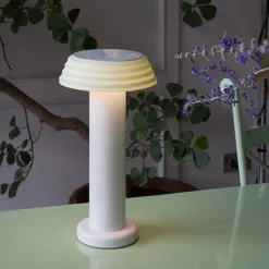 2024 SOWDEN Lampes-Lampe portable rechargeable - Blanc Vert - Sowden