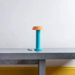 2024 SOWDEN Lampes-Lampe portable rechargeable - Bleu Orange - Sowden