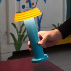 2024 SOWDEN Lampes-Lampe portable rechargeable - Bleu Orange - Sowden