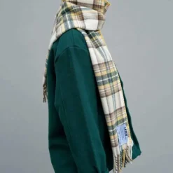 Femme Later Foulards & Echarpes|Foulards & Echarpes-- Echarpe Tartan - Jaune