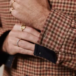 Homme Later Vestes-- Veste Sherlock - Marron