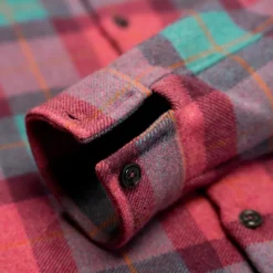 Homme Later Vestes-- Veste Surchemise - Bleu/Rose