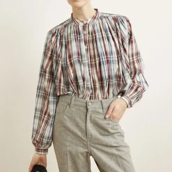 Femme Laurence Bras Chemises-- Chemise Poppy - Bordeaux