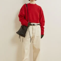 Femme Laurence Bras L'esprit Merci|Mailles-- Pull Alexis - Rouge