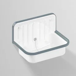 1179 STOCK B Accessoires De Salle De Bain|Salle De Bain : Esprit Japonais-Lavabo acier bordure noir