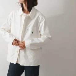 Femme NN07 Vestes|Vestes-Le Laboureur x NN. 07 x Merci - Veste Tréfle Coeur - Vert