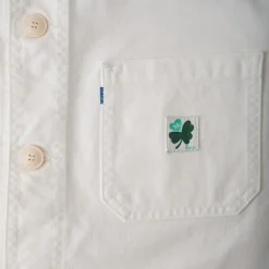 Femme NN07 Vestes|Vestes-Le Laboureur x NN. 07 x Merci - Veste Tréfle Coeur - Vert