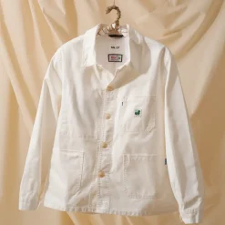 Femme NN07 Vestes|Vestes-Le Laboureur x NN. 07 x Merci - Veste Tréfle Coeur - Vert