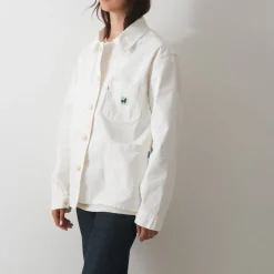 Femme NN07 Vestes|Vestes-Le Laboureur x NN. 07 x Merci - Veste Tréfle Coeur - Vert