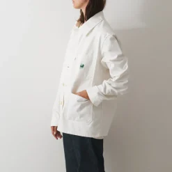 Femme NN07 Vestes|Vestes-Le Laboureur x NN. 07 x Merci - Veste Tréfle Coeur - Vert