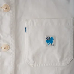 Femme NN07 Vestes|Vestes-Le Laboureur x NN. 07 x Merci - Veste Tréfle Coeur - Bleu