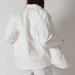 Femme NN07 Vestes|Vestes-Le Laboureur x NN. 07 x Merci - Veste Tréfle Coeur - Blanc