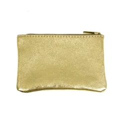 Femme Les Cleias Trousses De Toilette|Pochettes-Les Cléias - Pochette Zippée S - Doré