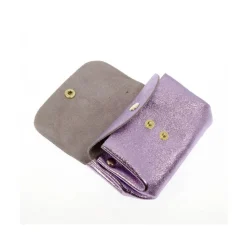 Femme Les Cleias Porte Monnaie|Porte Monnaie-Les Cléias - Porte-Monnaie Accordéon - Rose Violet