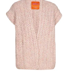 Femme Les Tricots D'o Mailles-Les Tricots D'o - Cardigan - Rose mélangé