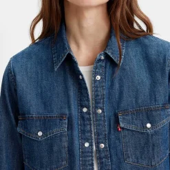 Femme Levi's Chemises-Levi's - Chemise Western Iconic - Air Space