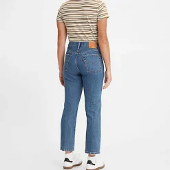 Femme LEVIS Jeans-Levi's - Jeans 501 Crop - Bleu