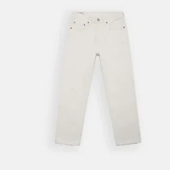 Femme LEVIS Jeans-Levi's - Jeans 501 Crop - Ecru