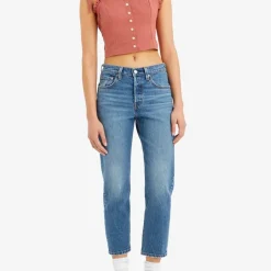 Femme Levi's Jeans-Levi's - Jeans 501 Crop - Erin Can't Wait