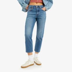 Femme Levi's Jeans-Levi's - Jeans 501 Crop - Erin Can't Wait