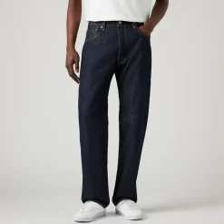 Homme Levis Jeans-Levi's - Jeans 555 Relaxed Straight - Bleu Marine