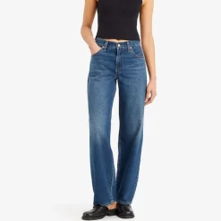 Femme Levi's Jeans-Levi's - Jeans Baggy Dad - Bleu
