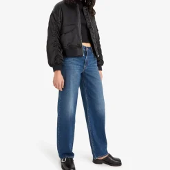 Femme Levi's Jeans-Levi's - Jeans Baggy Dad - Bleu