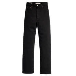 Femme Levi's Jeans-Levi's - Jeans Ribcage Straight Ankle - Noir