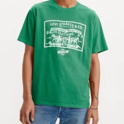 Femme Levi's T-shirts-Levi's - T-Shirt Vintage - Vert