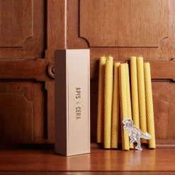 992 APIS CERA Bougies & Parfums D'intérieur|Accessoirisez Votre Intérieur-Lot de Chandelles Lucienne - Jaune