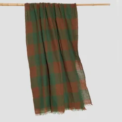 Femme LOVAT u0026 GREEN Foulards & Echarpes-Lovat & Green - Echarpe Hockney - Vert