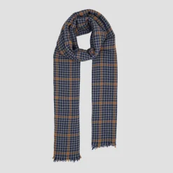 Femme LOVAT u0026 GREEN Foulards & Echarpes-Lovat & Green - Echarpe Sorolla - Marine