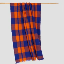 Femme LOVAT u0026 GREEN Foulards & Echarpes-Lovat & Green - Echarpe Hockney - Orange