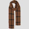 Femme LOVAT u0026 GREEN Foulards & Echarpes-Lovat & Green - Echarpe Yiadom - Marron