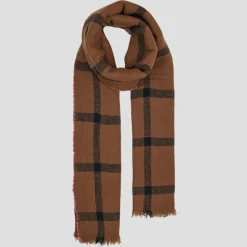 Femme LOVAT u0026 GREEN Foulards & Echarpes-Lovat & Green - Echarpe Yiadom - Marron