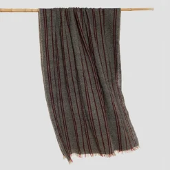 Femme LOVAT u0026 GREEN Foulards & Echarpes-Lovat & Green - Echarpe Leonardo - Bordeaux