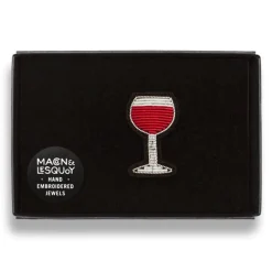 Femme MACON & LESQUOY Pin's|Pin's-Macon & Lesquoy - Broche - Verre de vin rouge