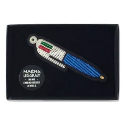 Femme MACON & LESQUOY Pin's|Pin's-Macon & Lesquoy - Broche - Stylo 4 couleurs