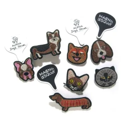 Femme MACON & LESQUOY Pin's|Pin's-Macon & Lesquoy - Broche - Teckel