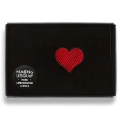 Femme MACON & LESQUOY Pin's|Pin's-Macon & Lesquoy - Broche - Coeur rouge