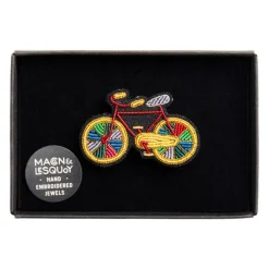 Femme MACON & LESQUOY Pin's|Pin's-Macon & Lesquoy - Broche - Velo paradise