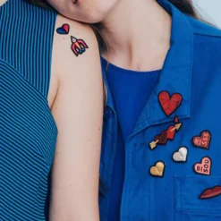 Femme MACON & LESQUOY Pin's|Pin's-Macon & Lesquoy - Broche - Coeur dore